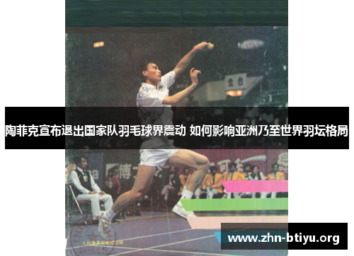 陶菲克宣布退出国家队羽毛球界震动 如何影响亚洲乃至世界羽坛格局 陶菲克宣布退出国家队羽毛球界震动 如何影响亚洲乃至世界羽坛格局